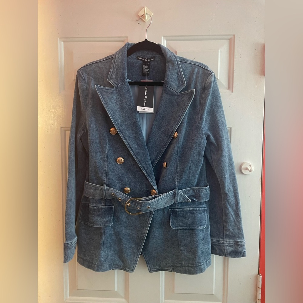 Double Breasted Jean Jacket